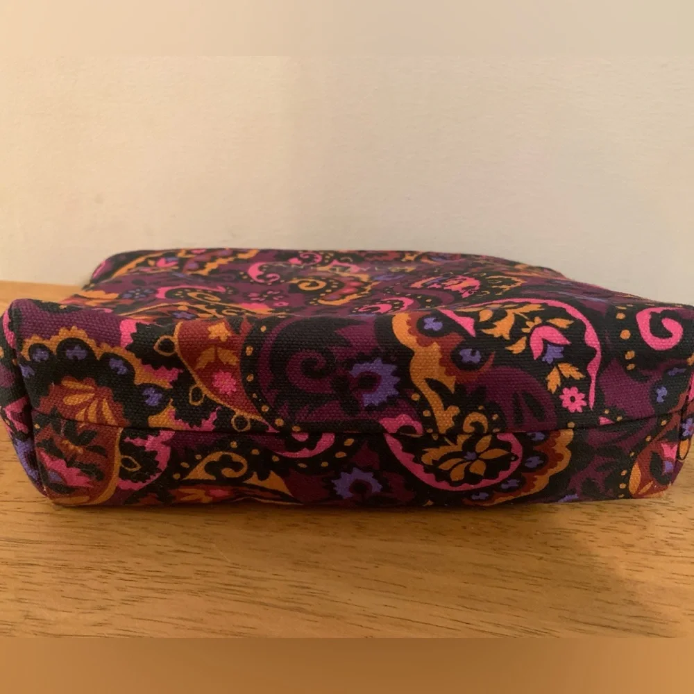 Ann Taylor Paisley Cosmetic Makeup Travel Bag NWT